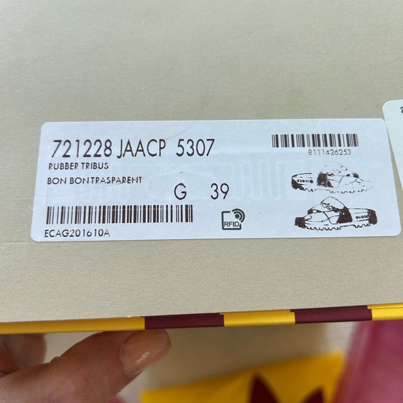 Gucci X Adidas pink rubber slides NWT - Picture 8 of 12